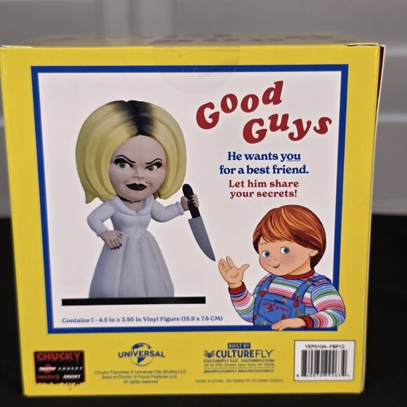 Tiffany And Chucky Good Guys Vinyl Figure 4.5in NEW childs Play Collectible 2025 - Picture 10 of 11